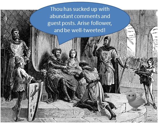 Sucking up to bloggers