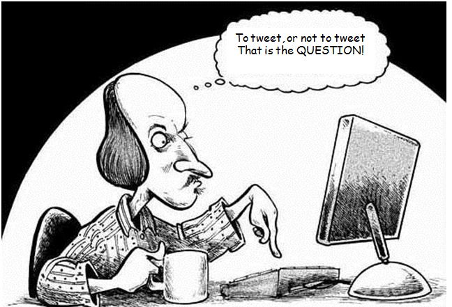 SHAKESPEARE and twitter