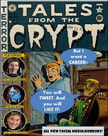 social media tales from the crypt