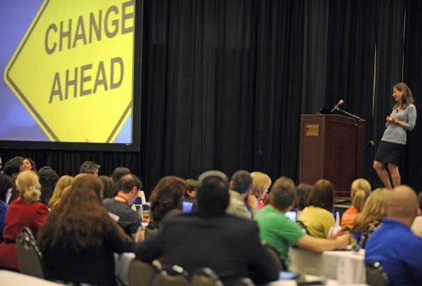 gini dietrich at social slam 2012