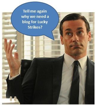 don draper and blogging