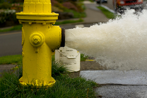 Gushing Fire hydrant problems with content curation