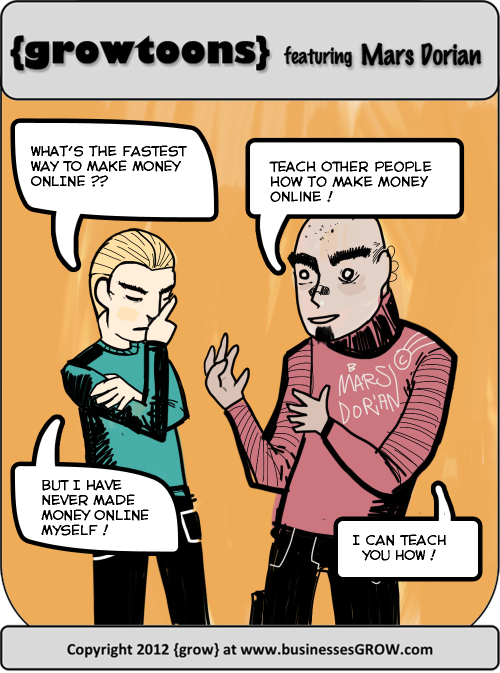 Make money online broken circle