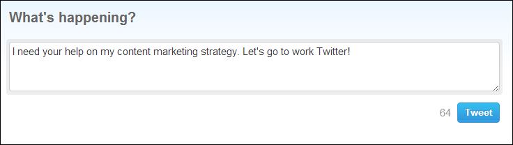 twitter and content marketing