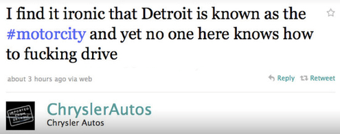 chrysler tweet
