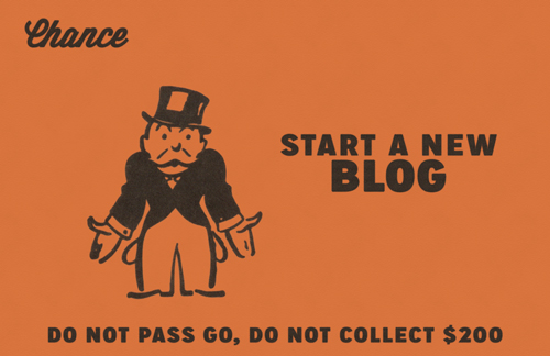 start a new blog