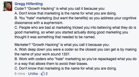 Gregg Hilferding Growth Hacking