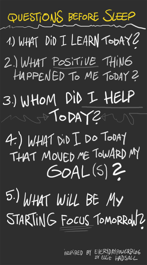 5-productivity-Questions-before-bed