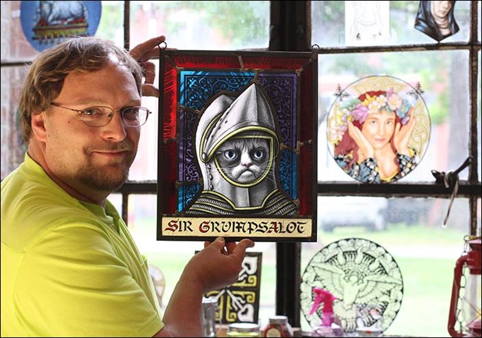 Judson Portzer, one of 30 Grumpy Cat artists grumpy cat art