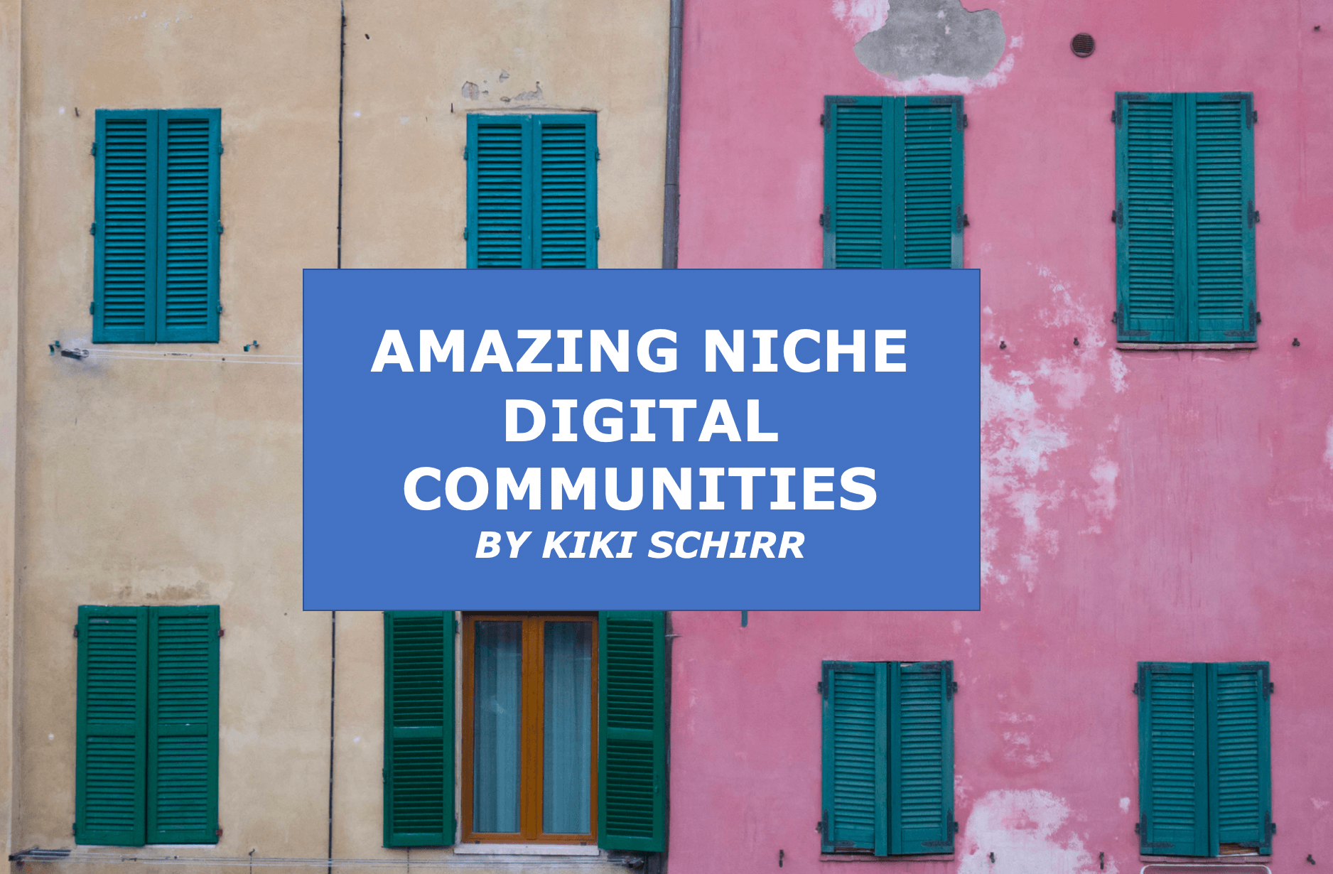 niche digital communities